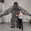 Inflatable Plush Furry Mascot Costume Carnival Dress Fursuit Orangutan Gorilla
