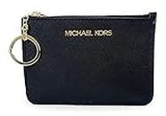 Michael Kors Jet Set Travel Small Top Zip Coin Pouch avec porte-carte d'identité en cuir Saffiano - Couleur Noir -taille unique