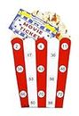 Tambola Factory Movie Cinema Popcorn Party Housie Ticket Game (9.5 cm x 0.5 cm x 15 cm, Pack of 15)