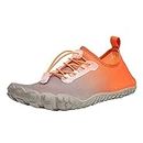 FNKDOR 2023, scarpe da ginnastica estive da donna, scarpe da spiaggia, scarpe da surf, scarpe da surf, scarpe da nuoto ad asciugatura rapida, scarpe da trail #7, Colore: arancione., 38 EU