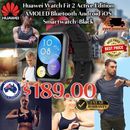 Huawei Watch Fit 2 Active Edition  Bluetooth Android iOS Smartwatch -Black