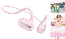  Kids Headphones, Open Ear Headphones Comfortable for Teens Child Boys C-Pink