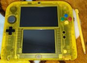 Consola Nintendo 2DS Pokemon Pikachu Amarillo Transparente Modelo Limitado USADA