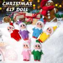 1/6x Christmas Tree Elf Doll Home Oranment Kid Baby On The Shelf Elf Toy Gift