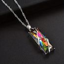 Fashion Women Colorful Crystal Branch Pendant Necklace Jewelry Stylish Gift New