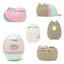 Hamee Pusheen The Cat Cute Water Filled Surprise Capsule Squishy Toy [Series 1] Pusheen Rainbow Birthday Gift Bag, Party Favor, Gift Basket Filler, Stress Relief Toy – 1 Pc. (Mystery – Blind Capsule)