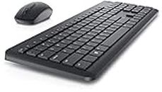 Dell KM3322W Wireless USB Keyboard and Mouse Combo, Anti-Fade & Spill-Resistant Keys, up to 36 Month Battery Life, 3Y Advance Exchange Warranty - Black