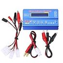 RC Charger, 3Types 80W 1-6S Digital Balance Charger Discharger Power Source for Lithium battery Batteries RC Model Accessory