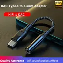 Audio Interface USB Type C to 3.5mm Jack Earphone Adapter Headphone Amplifier DAC Chipset HiFi Audio