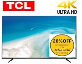 TCL 43" P6US 4K UHD Smart TV 43-inch 4K Smart TV, Netflix, YouTube