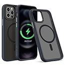 CYRILL by Spigen Color Brick MagSnap Compatible with iPhone 12 / iPhone 12 Pro, Built-in Magnetic Case PC Back with TPU Bumper Protective Case for iPhone 12 / iPhone 12 Pro (2020) - Graphite