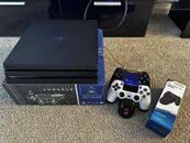 ps4 console slim used 1tb + 2 control and charger
