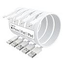 [ MFi Certified ] 5Pack 10ft iPhone Charger Cable, Long Lightning Cable 10 Foot, High Fast 10 Feet iPhone Charging Cable Cord Connector for iPhone 12 Mini 12 Pro Max 11 Pro MAX XS Xr X 6 AirPods