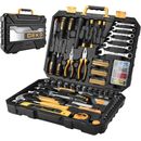 208 Pieces Professional Household Tool Set, Hand Tool Kit, Toolbox Storage Case