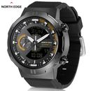 NORTH EDGE Watch HORNET Outdoor Sports Wristwatch Cycling Waterproof World Time