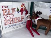 The Elf on the Shelf Tradition Blue-Eyed Boy with Book & Reindeer