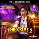 Legacy Games Amazing Hidden Object Games for PC: True Crime Vol. 2 (5 Game Pack) - PC DVD with Digital Download Codes