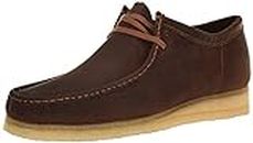Clarks Men's Wallabee Shoe, Beeswax Leather, 10 US
