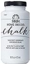 FolkArt Home Decor Chalk Furniture & Craft Paint in Assorted Colors, 16 Ounce, White Adirondack,34846