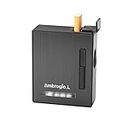 Full Pack 20 Regular Cigarettes Case/Box with Arc Lighter USB Rechargeable, Flameless, Windproof,Moisture-Proof