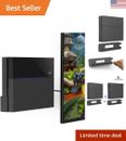 Sturdy Compact Wall Mount for PS4 Original - Space-Saving - Reliable - Black