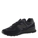 New Balance Men's Nb 574 Sneakers, Triple Black ETE, 4 UK