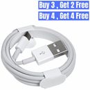 3/6Ft USB Charging Cord For iPhone SE 6 6s 7 8 Plus XS XR 11 12 13 Charger Cable