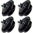 DIY Tips Included - WP3412D024-09 3412D024-09 Sealed Burner Head (4-Pack) by PartsBroz - Compatible Amana Magic Chef Maytag Stoves - Replaces AP6008592 PS11741732 - Includes Spark Electrode