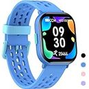 Kids Smart Watch for Boys Girls,IP68 Waterproof Kids Fitness Activity Tracker Watch,Heart Rate Sleep Monitor,8 Sport Modes, Pedometers, Calories Counter, Alarm Clock, Kids Gifts for Teens 6+ (BLUE)