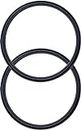 2 Pack of Replacement Rubber Lid Ring, Gaskt Seals for 30 oz Top, Lid for Insulated Stainless Steel Tumblers, Cups Vacuum Effect, fit for Brands Such as Yeti, Ozark Trail, Beast, Black by C&Berg