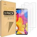 Mr.Shield [3-PACK] Designed For LG V40 ThinQ [Upgrade Maximum Cover Screen Version] [Tempered Glass] Screen Protector [Japan Glass With 9H Hardness] with Lifetime Replacement
