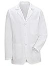 TAURPIS Lab Coat | Wrinkle free | Stain resistant UNISEX Lab Coat | Poly Viscose Long Sleeves Medical Apron | 3 Pockets Apron Lab Coat | Uniform for Doctors | University & College special Lab Coat… (XXS/30)