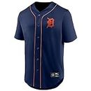 Detroit Tigers MLB Supporters Mesh Jersey Shirt, blu navy, XL