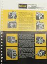Kodak 8mm Still Camera Accessories Supplies Flyer V3-78 8-62 Used B201L