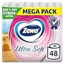 Zewa Ultra Soft Toilettenpapier mit Strohanteil 3x 16 Rollen