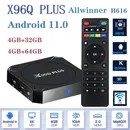 2023 Smart-TV-Set-Top-Box x96q plus Android-TV-Box 11 0 4/64GB All winner h616 4k TV-Box x96q Media