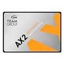 TEAMGROUP AX2 256GB 3D NAND TLC 2.5 Inch SATA III Internal Solid State Drive SSD (Read Speed up to 540 MB/s) Compatible with Laptop & PC Desktop T253A3256G0C101