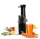 Balzano Cold Press Juicer, Slow Juicer for Fruits & Vegetables, Extract Coconut Milk & Nut Milk Easily, Fruit Juicer Machine, Compact Design, Orange Juice Maker, Vegetable Juicer, Black, 100W