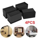 4X Furniture Risers Heavy Duty 4'' Bed Table Sofa Chair Riser Feet Lift Stand UK