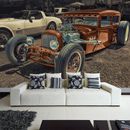 Photo Wallpaper Fleece and Paper Wallpaper American Hot Rod Car Vintage Car Motor Cars