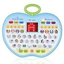 Toyshine Kids Computer Tablet Toy Baby Children Early Educational Learning Machine Toys Electronic Children Study Game for 3+ Year Old's Girls Boys Gift Birthday Presents- Apple