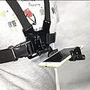 HOJI Go Pro Kit Chest Mount Harness Strap with J Hook & 360 Adjustable Mount Kit for All iPhone,Samsung Mobile Phones & GoPro Hero 10,9,8,Max,Go Pro 7,6,5,4,3,3+,Session,Fusion and DJI OSMO,AKASO