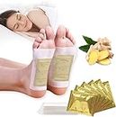 Premium Organic Health Foot Patch (pack of 10) Remove,Pain Free Foot Pads for Stress Relief Sleep, Natural ingredients Toxins Ginger Foot Detox Pads For Adhesive Foot And Body Cleansing detoxing pads (GOLDEN KINOKI, PACK OF 10)