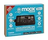 MOOX Track Localizzatore Gps per Auto, Moto, Camion, Barca - App Facile da Usare, Posizione in Tempo Reale, Allarmi e avvisi - Sim e Traffico Incluso per 12 Mesi - Sempre Connesso - Blocco motore