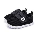 Baby Sneakers Girls Boys Walking Infant Shoes 6 9 12 18 24 Months Black Size 12-18 Months Toddler