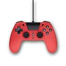 Gioteck Vx-4 Wired Controller (Sony PS4) - Rosso Controller Play 4, Controller Gamepad Joystick Per PlayStation 4 Controller di Gioco con filo Joypad del Dualshock Per PS4 Slim/Pro - PlayStation 4