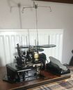 Máquina de coser industrial overlock Singer 81K 73 1950 orden de trabajo 