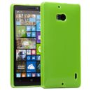 Funda protectora para Microsoft Nokia Lumia verde/brillo