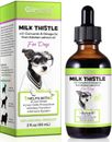Milk Thistle for Dogs, Dog Liver Support Drops Helps Dog Liver Detox, Pet Oil