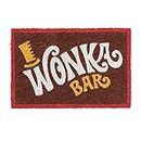 Grupo Erik: Zerbino Willy Wonka - Zerbino Ingresso Tavoletta di Cioccolato Willy Wonka, fabbricato con una base in PVC antiscivolo, 40 x 60 cm, Willy Wonka gadget